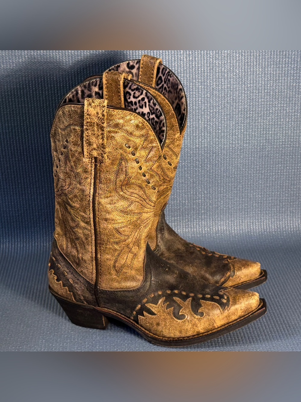 Laredo Women's Cullison Bucklace Cowboy Western Boots Size 6.5